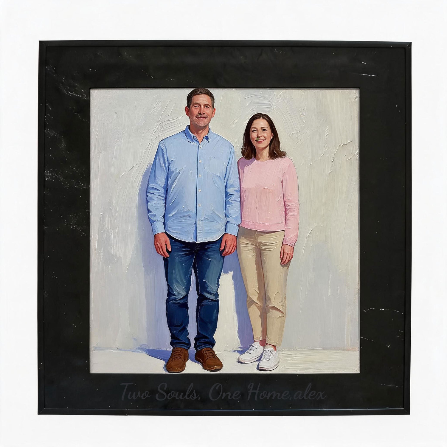 Custom Hand Painted Oil Painting From Photo | Personalized Portrait