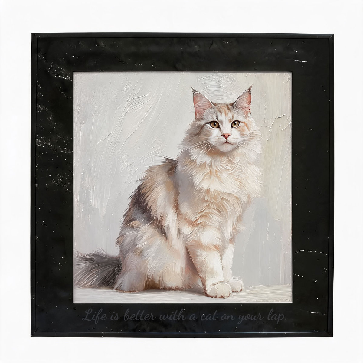 Personalized Gifts for Cat Lovers | Custom Hand-Painted Cat Oil Portrait - Image 3