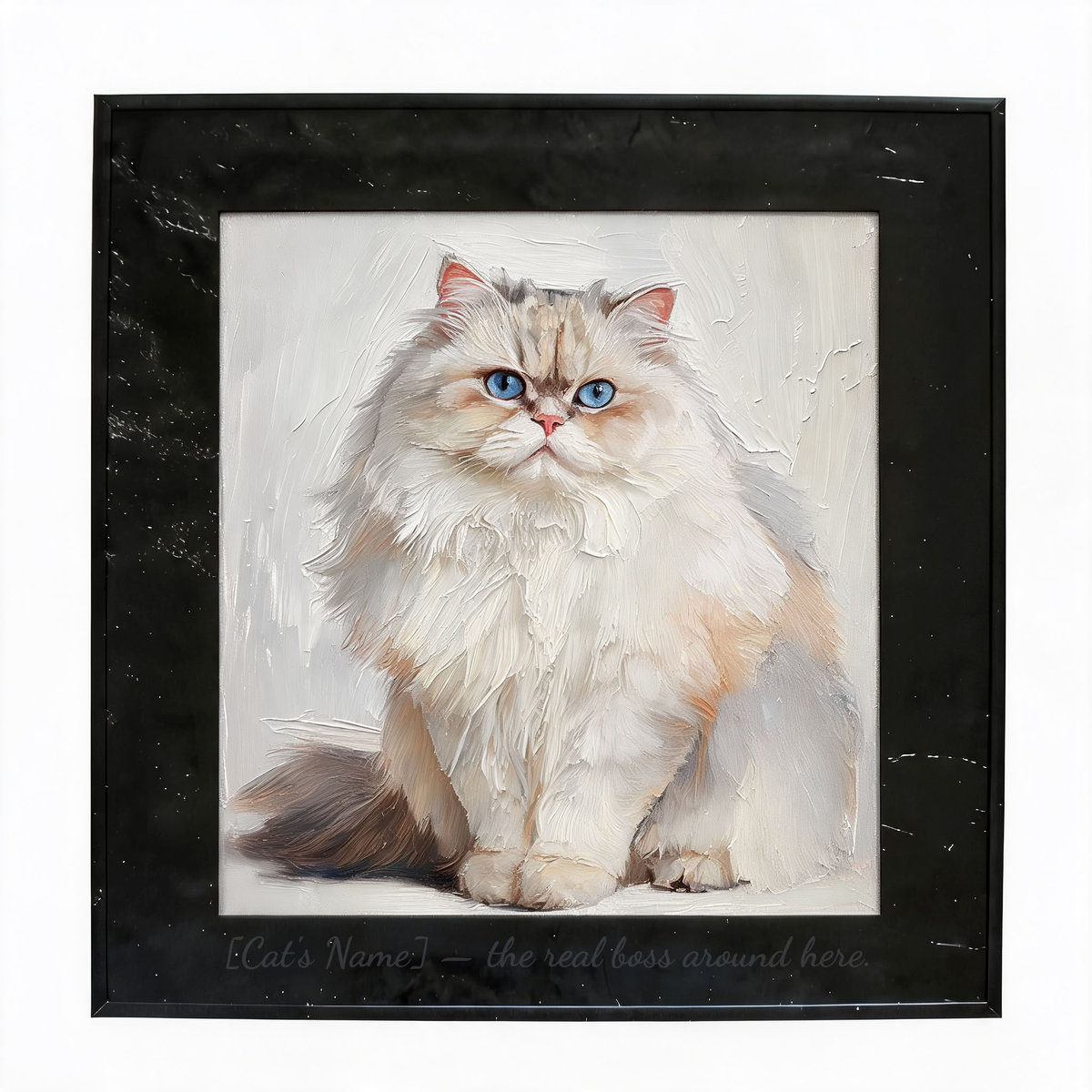 Personalized Gifts for Cat Lovers | Custom Hand-Painted Cat Oil Portrait - Image 4