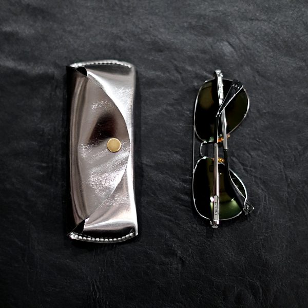 Hand-Stitched leather eyeglass cases | eye glasses case| Top Grain Leather