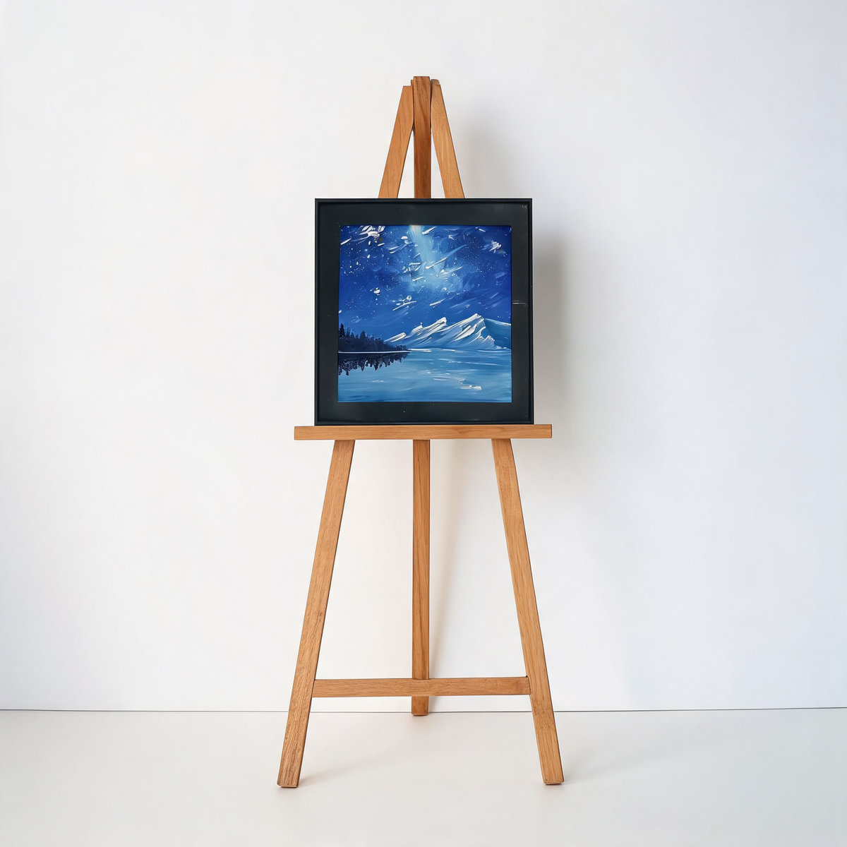 Free Custom Engraving Hand Painted Oil Painting Wall Art on Canvas with Cowhide Frame - Image 4