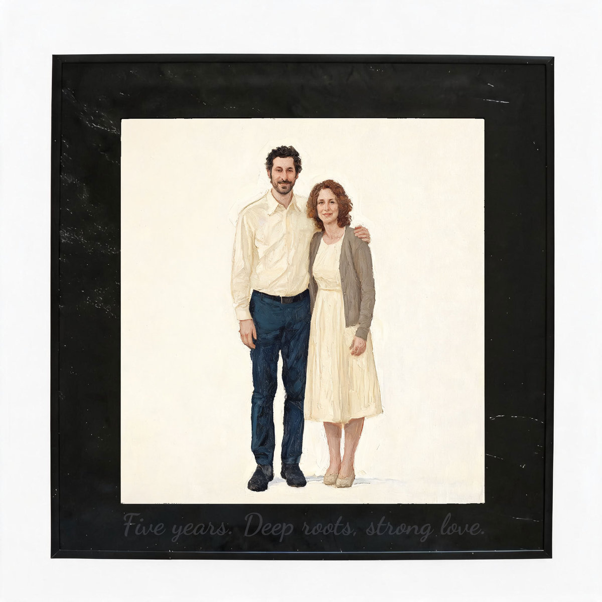Personalized Anniversary Gifts by Year: Custom Hand-Painted Portrait from Photo