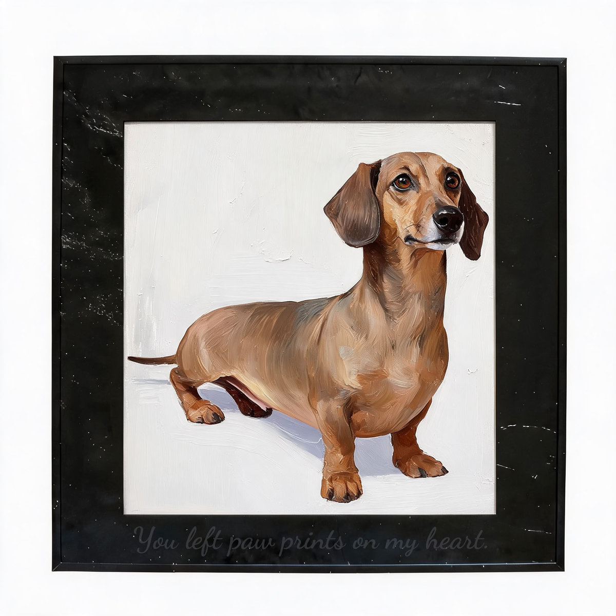 Custom Dog Portrait Oil Painting - Free Engraving| Perfect Gifts for Dog Lovers - Image 3
