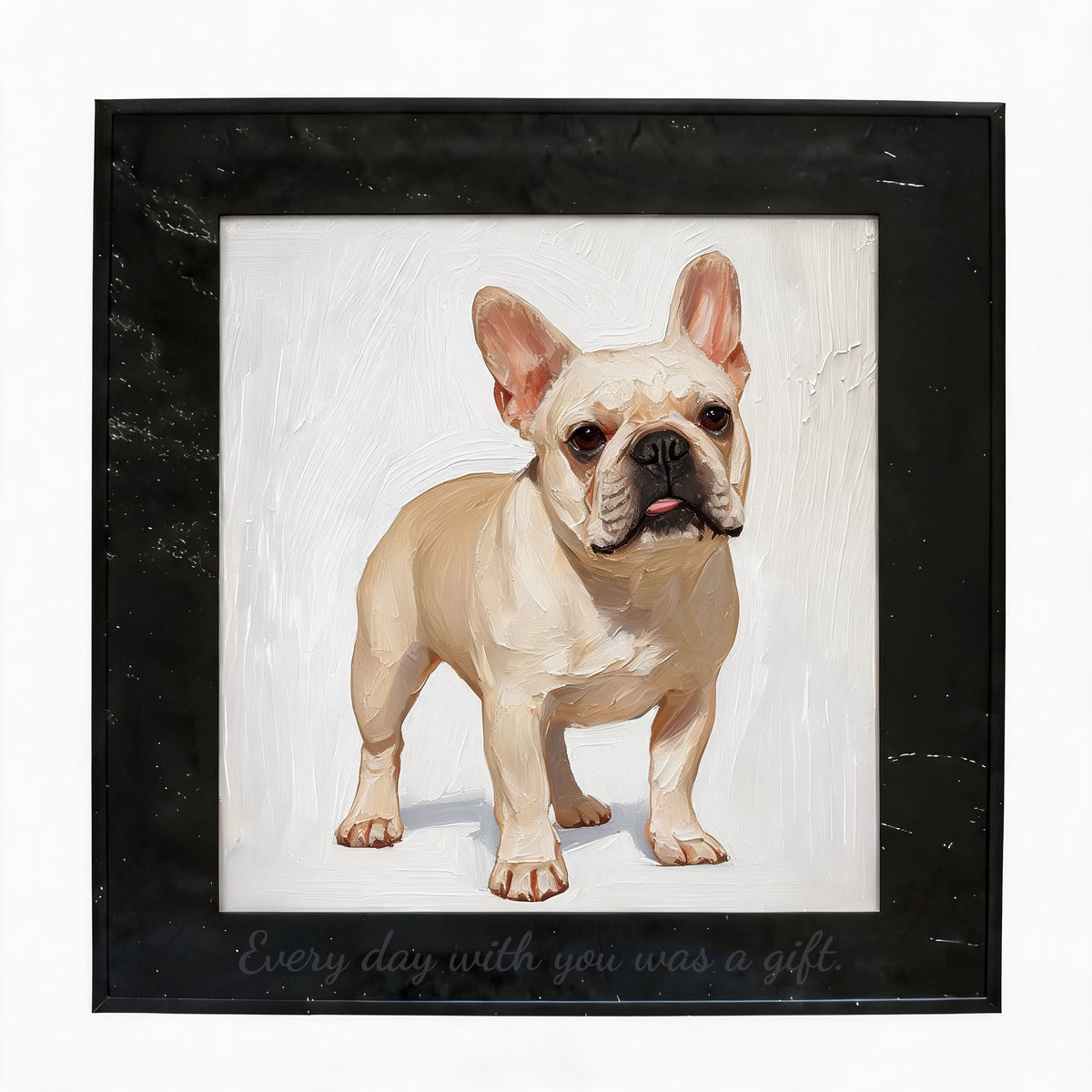 Custom Dog Portrait Oil Painting - Free Engraving| Perfect Gifts for Dog Lovers - Image 2