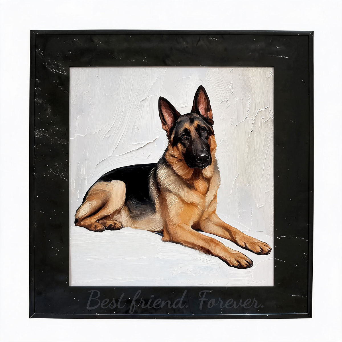 Custom Dog Portrait Oil Painting - Free Engraving| Perfect Gifts for Dog Lovers - Image 4