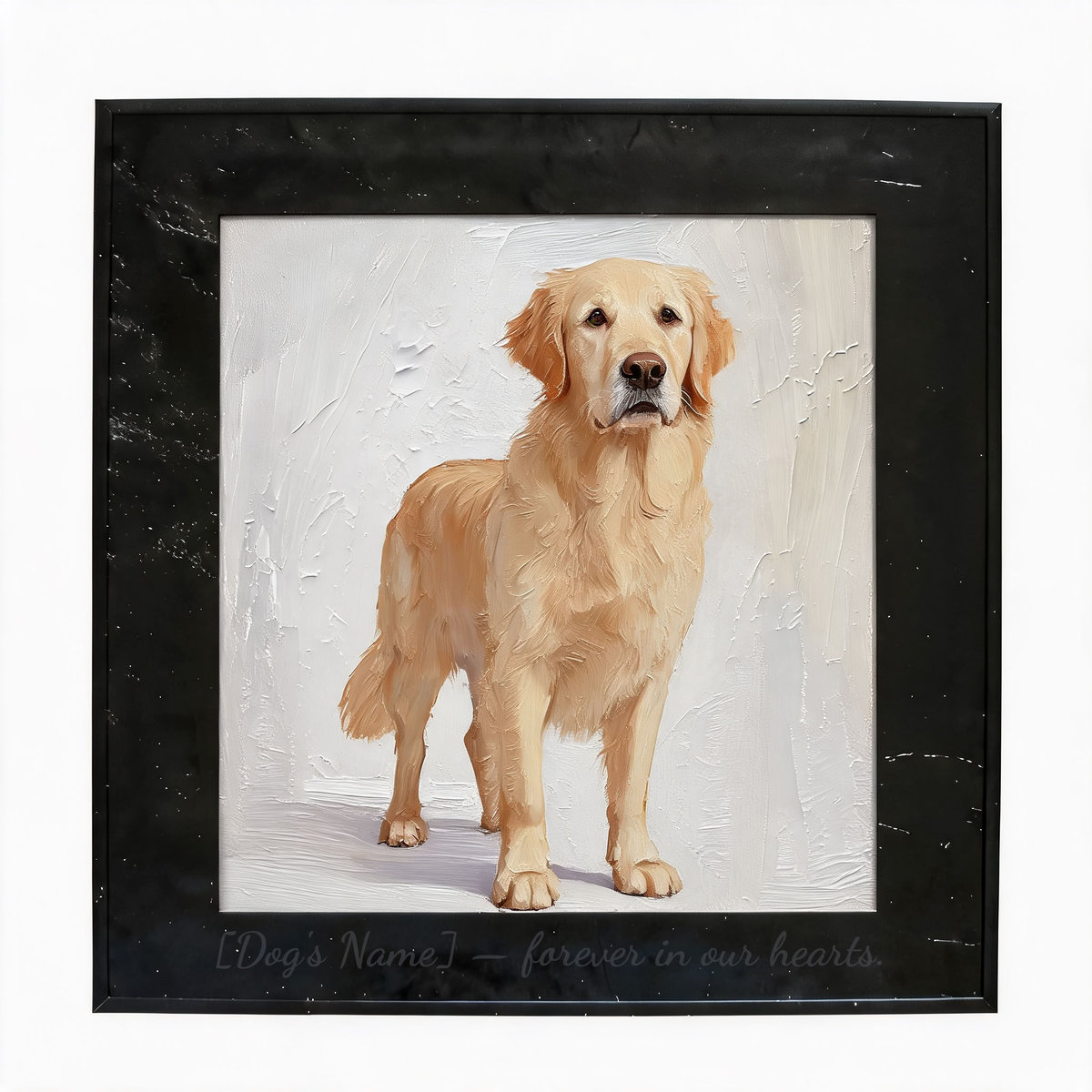 Custom Dog Portrait Oil Painting - Free Engraving| Perfect Gifts for Dog Lovers - Image 5