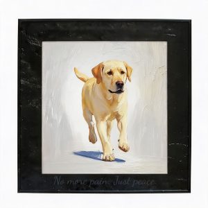 Custom Dog Portrait Oil Painting - Free Engraving| Perfect Gifts for Dog Lovers