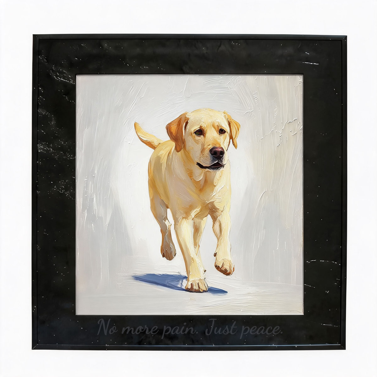 Custom Dog Portrait Oil Painting - Free Engraving| Perfect Gifts for Dog Lovers