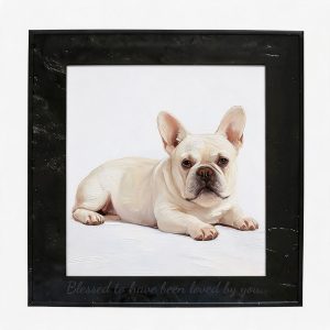Custom Pet Memorial Gift Hand Painted Oil Portrait from Photo