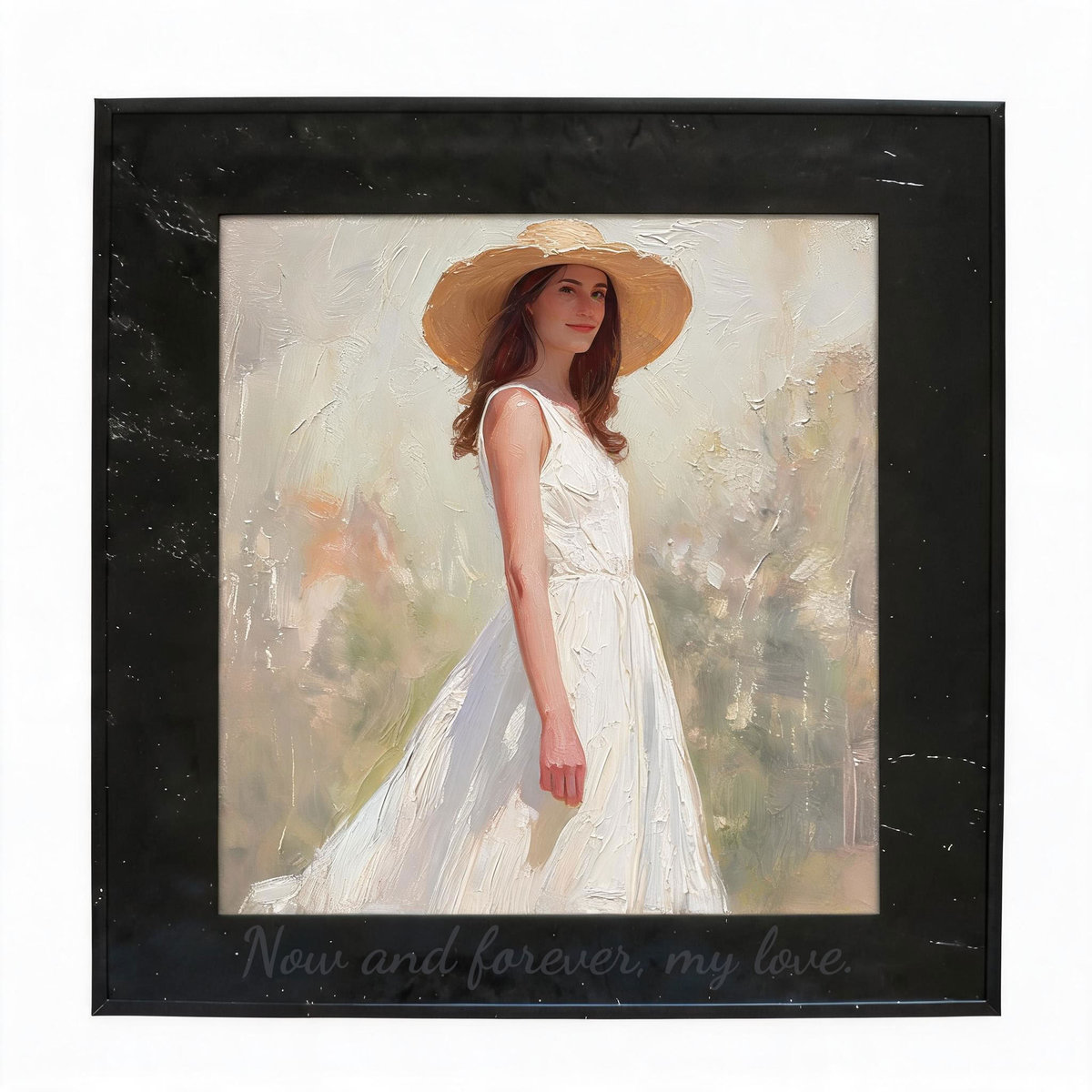 Personalized Wedding Gifts: Custom Hand-Painted Wedding Portrait Oil Painting - Image 3